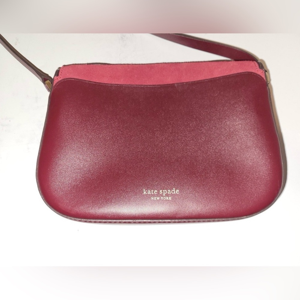 Kate Spade burgundy crossbody bag - Picture 3 of 3